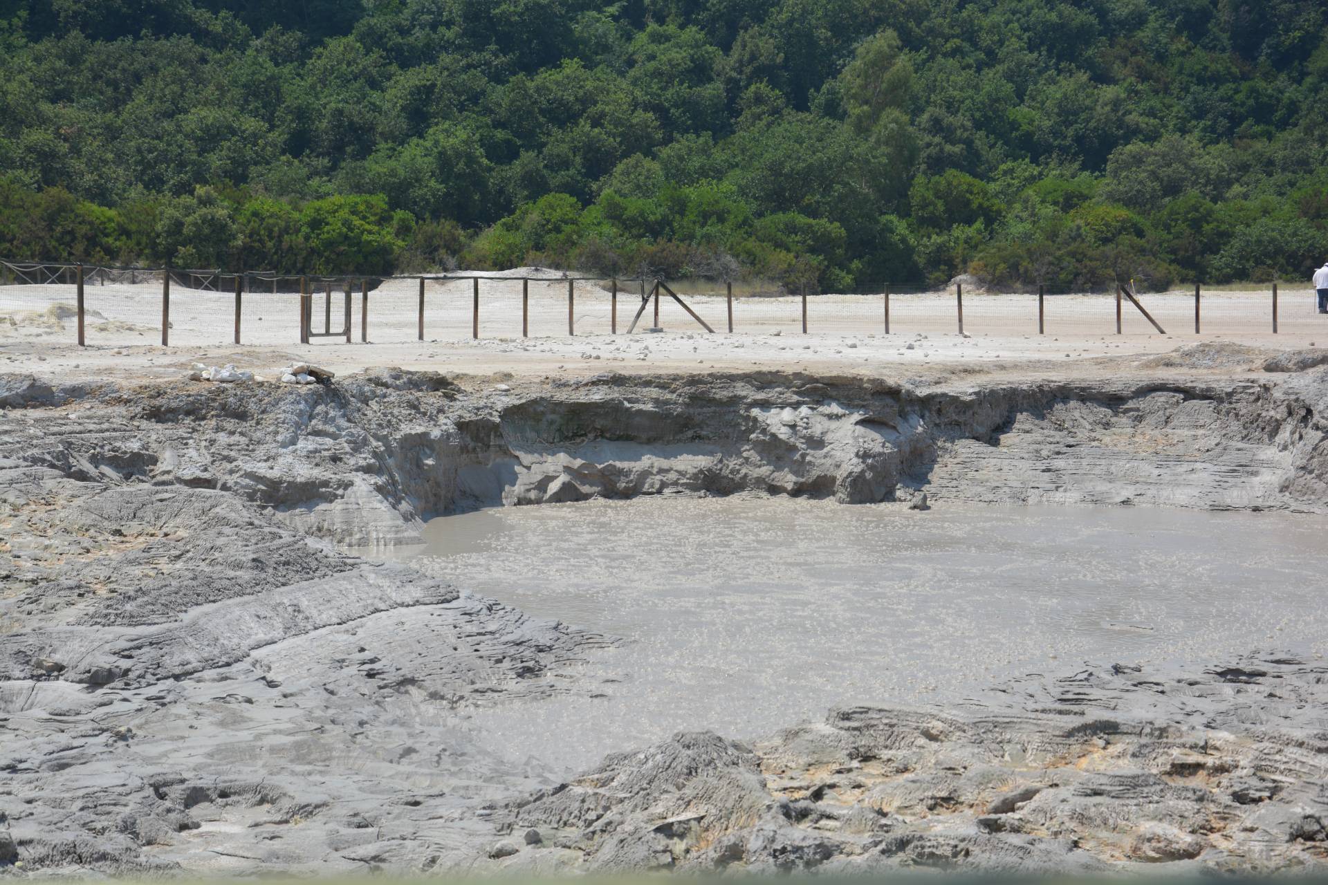 The mud pool in Solfatara Campi Flegrei